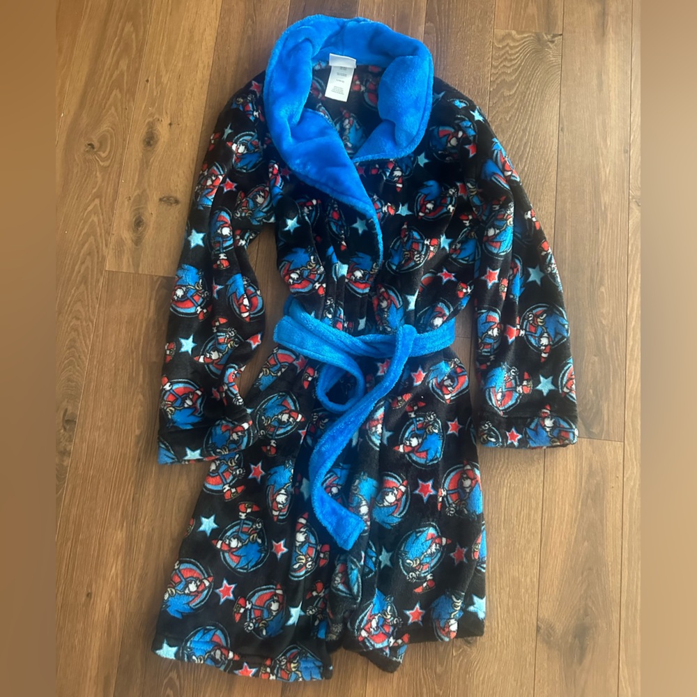 Kids Sonic Bathrobe